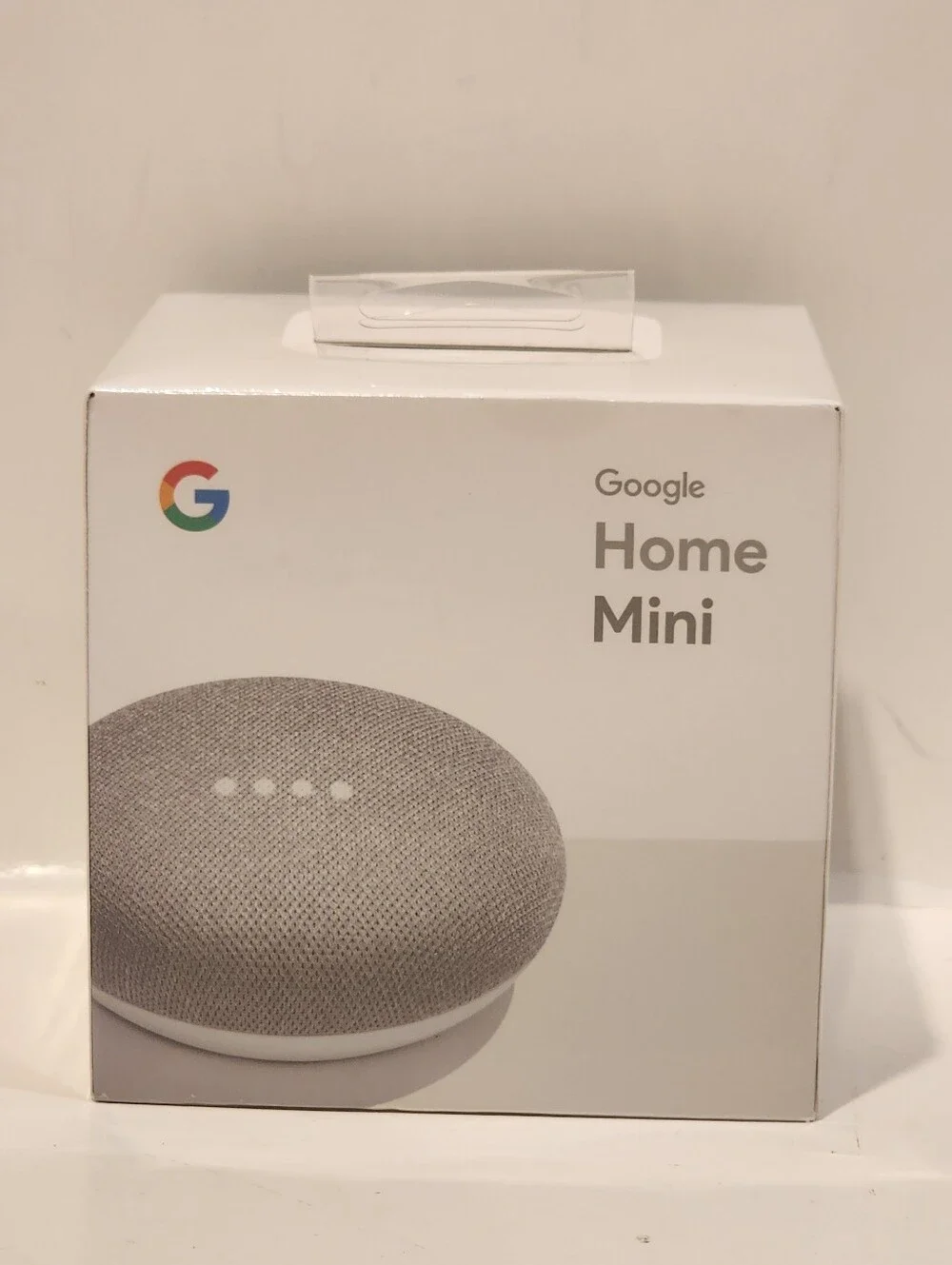 Google Home Mini Chalk Smart Speaker Wi-Fi Voice Control Google Assistant-Sealed